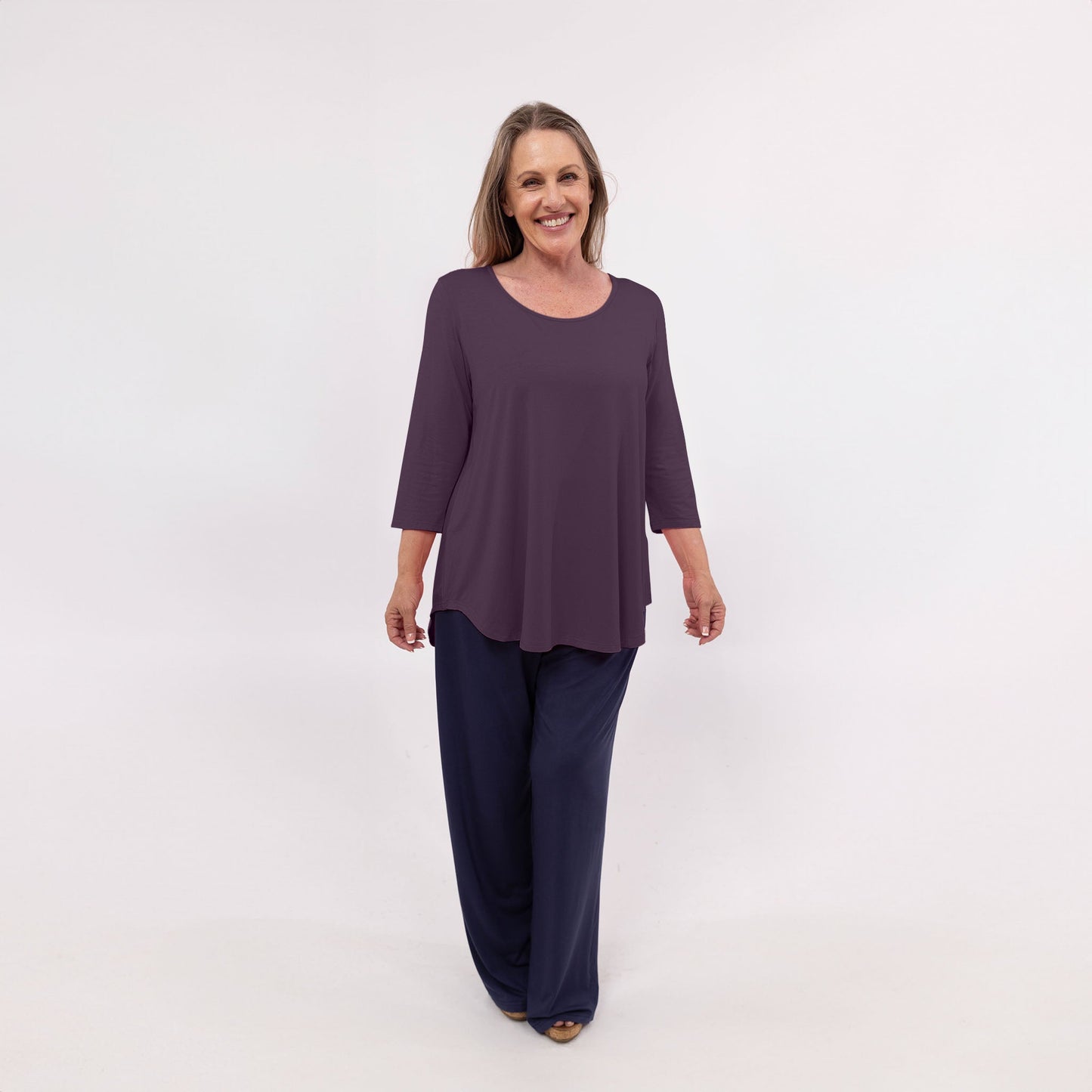 Serene 3/4 Length Bamboo Top