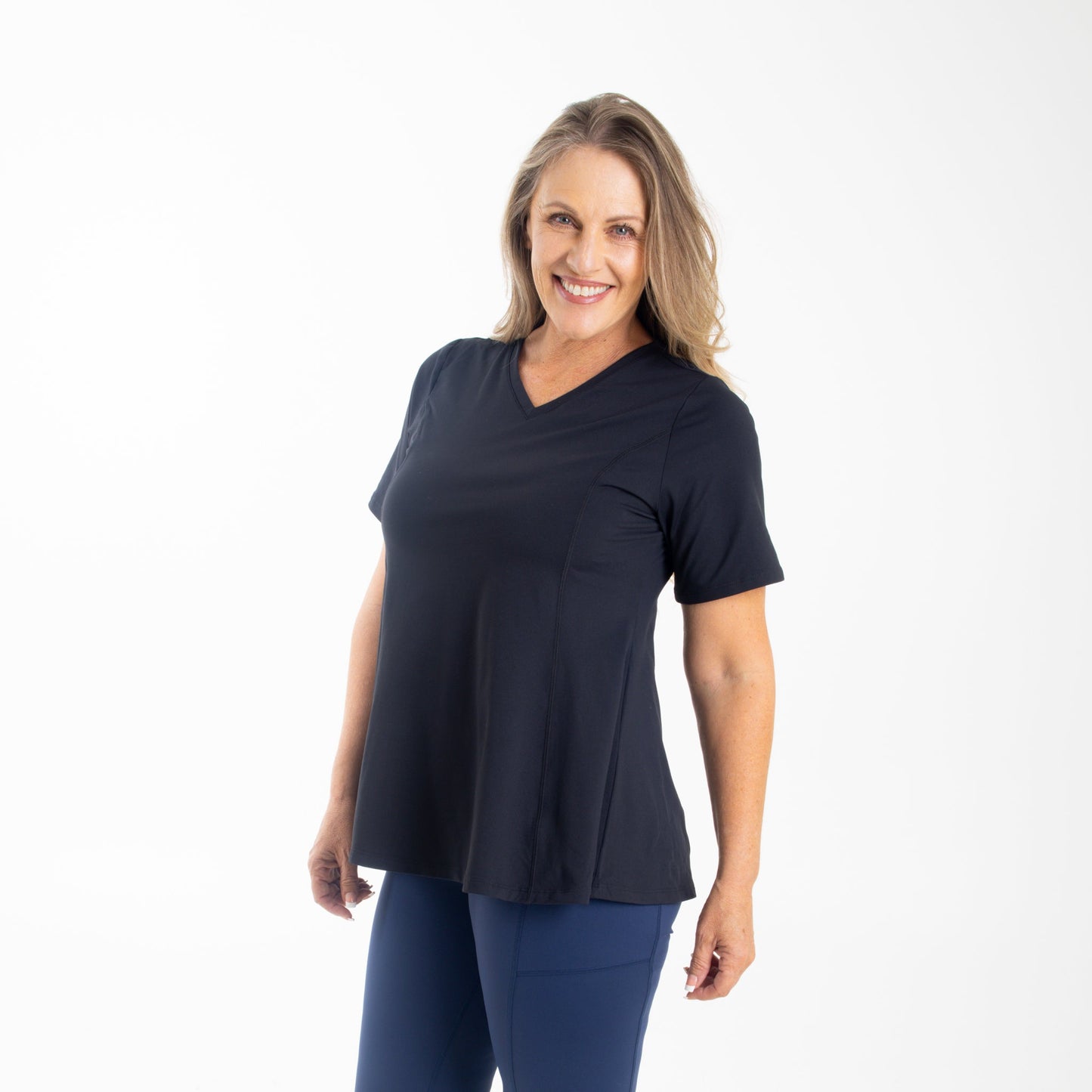 Anti-Muffin-Top Flowy Tee