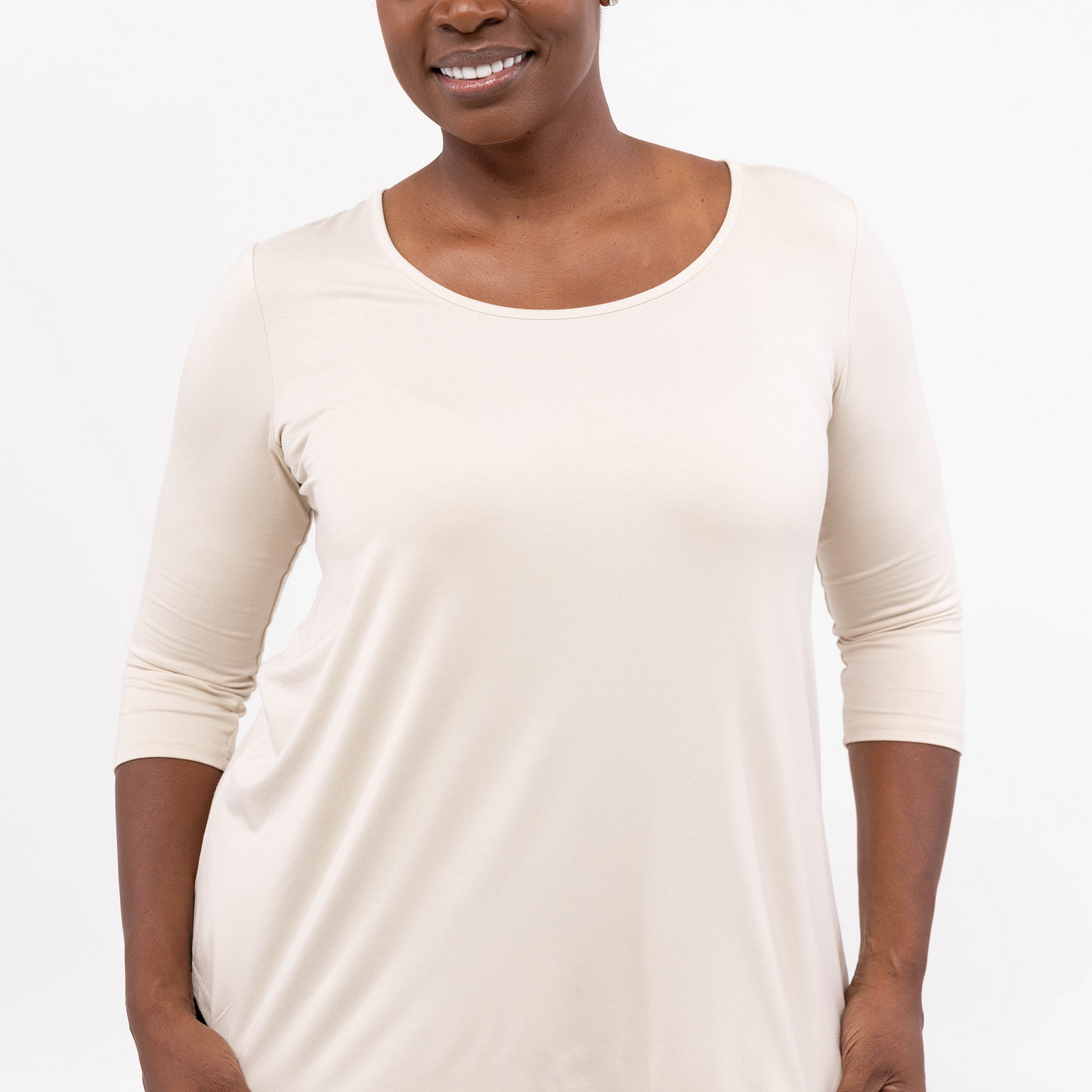 Serene 3/4 Length Bamboo Top